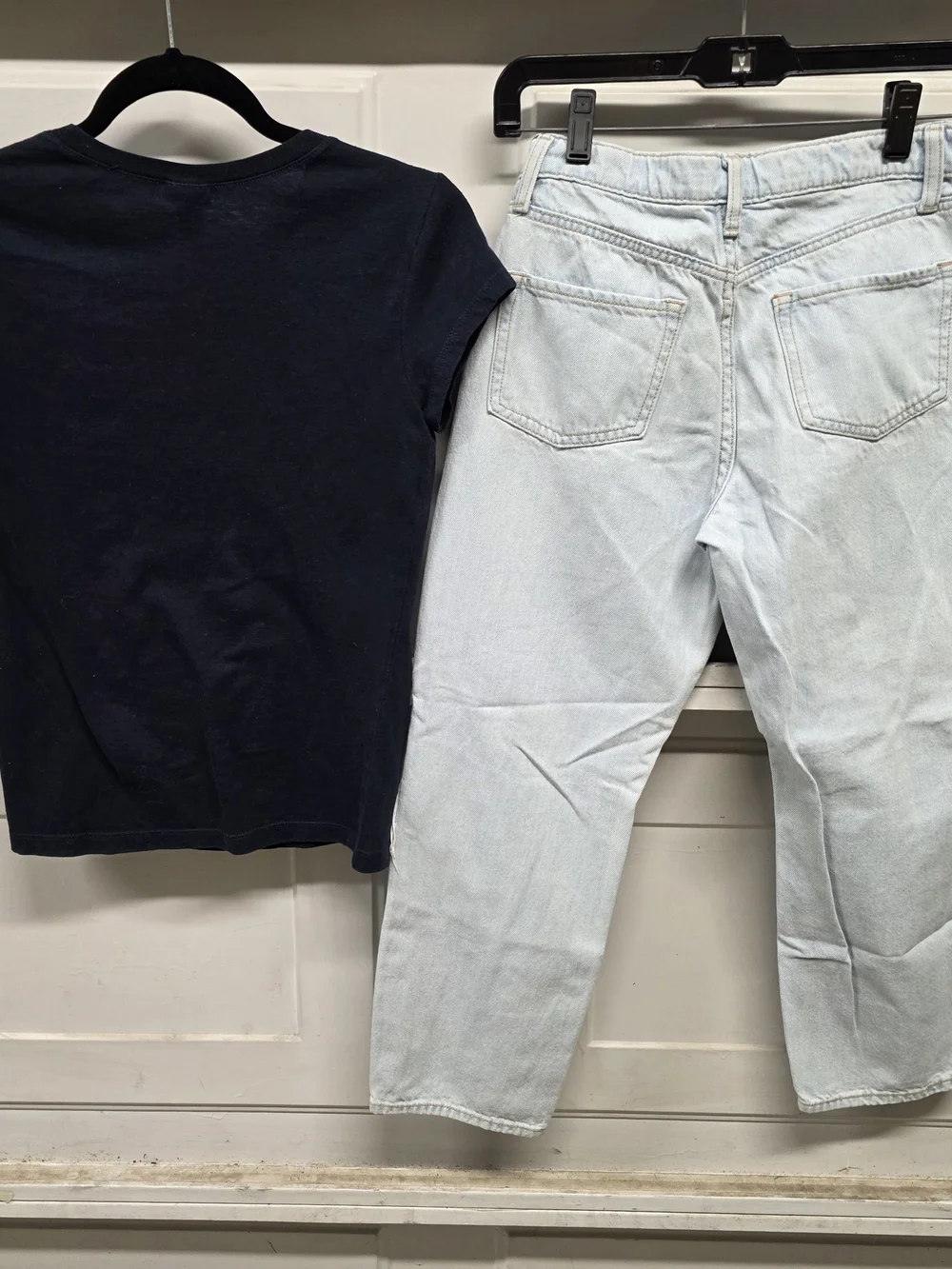 Justice Dallas Cowboys Tee Old Navy High-Rise Slouchy Straight Jeans Girls 12/14